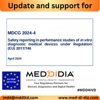 MDCG 2024-4 Safety Reporting in Performance Studies of IVDs under IVDR