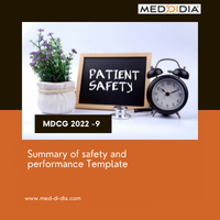 Summary of safety and performance Template – MDCG 2022-9